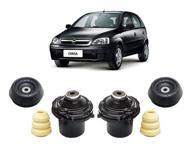 Imagem de 2 Kit Coxim Amortecedor Dianteiro Gm Corsa 2002 2003 2004 05
