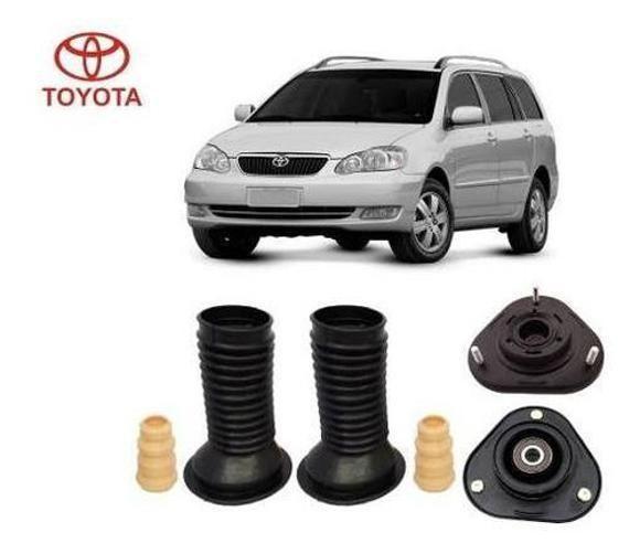 Imagem de 2 Kit Coxim Amortecedor Dianteiro Toyota Fielder 2003 2004 2005 2006 2007