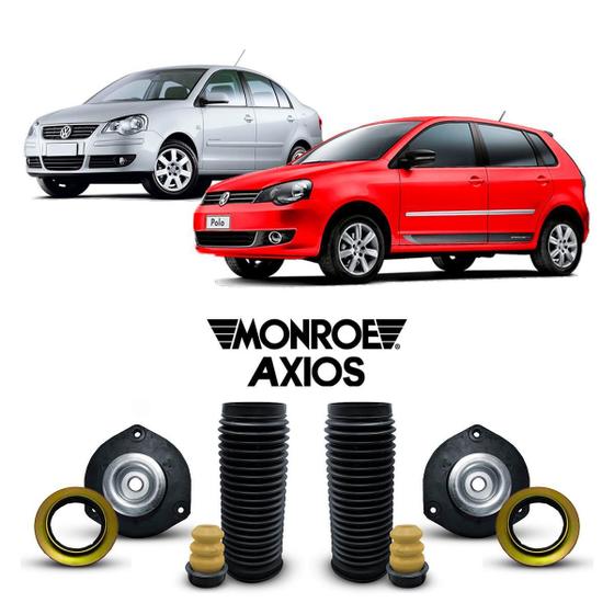 Imagem de 2 Kit Coxim Axios Dianteiro Volks Polo 2007 A 2012