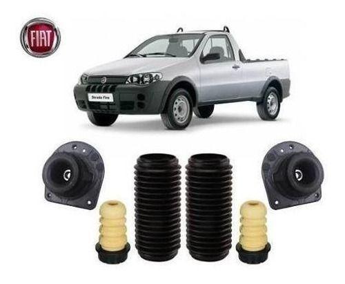 Imagem de 2 Kit Coxim Batente Amortecedor Dianteiro Fiat Strada 2004 2005 2006 2007