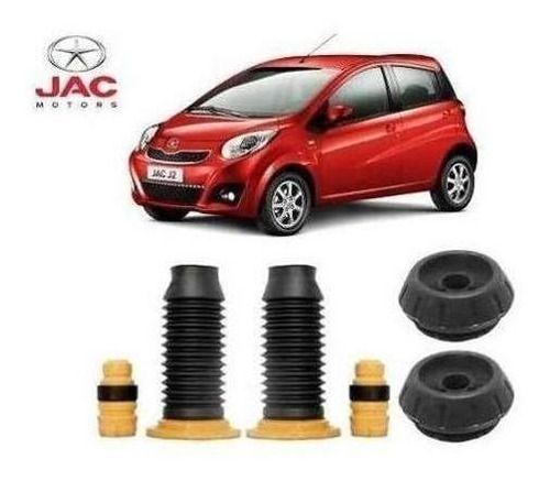 Imagem de 2 Kit Coxim Batente Amortecedor Dianteiro Jac J2 2012 2013 2014 2015