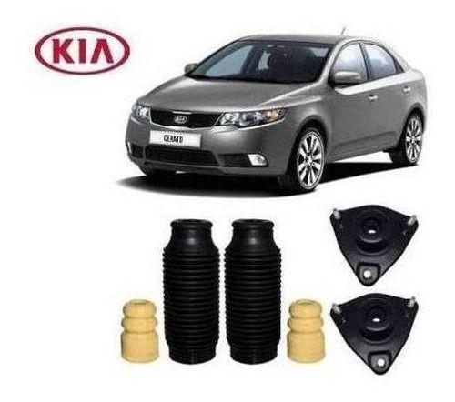 Imagem de 2 Kit Coxim Batente Amortecedor Dianteiro Kia Cerato 2009 2010 2011 2012 2013