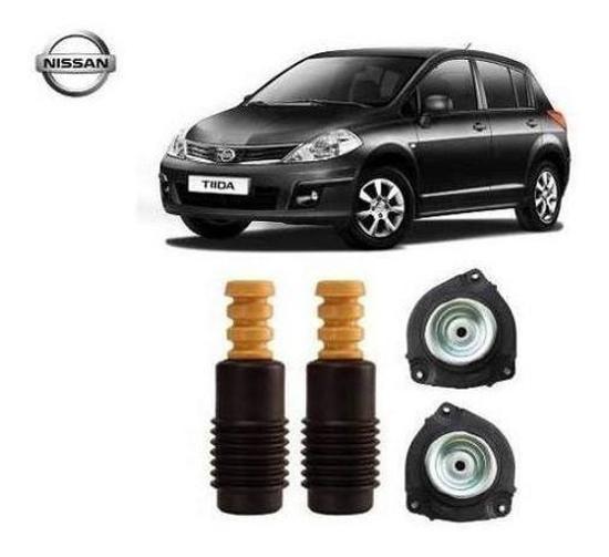 Imagem de 2 Kit Coxim Batente Amortecedor Dianteiro Nissan Tiida 2010