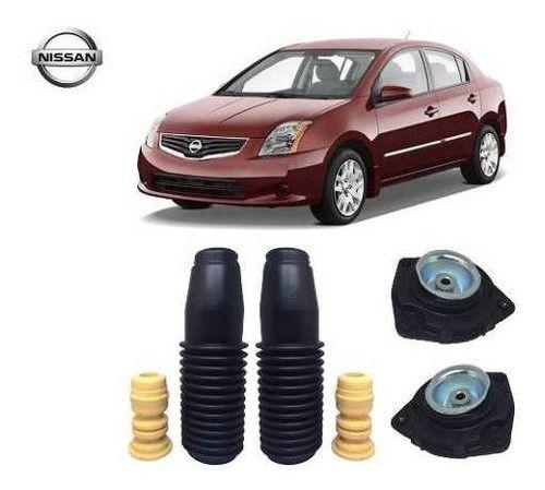 Imagem de 2 Kit Coxim Batente Amortecedor Dianteiro Sentra 2010 2011 2012 2013