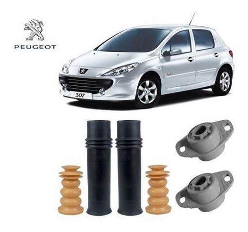 Imagem de 2 Kit Coxim Batente Amortecedor Traseiro Peugeot 307 2002 2003 2004 2005