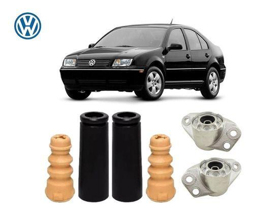 Imagem de 2 Kit Coxim Batente Coifa Amortecedor Traseiro Volks Bora 2004 2005 2006