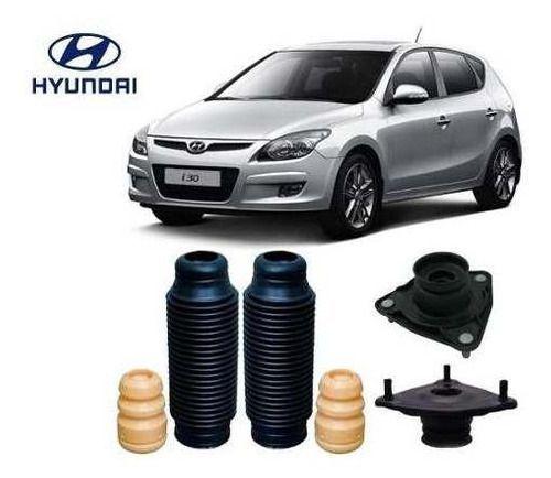 Imagem de 2 Kit Coxim Batente Coifa Dianteiro Hyundai I30 2009 2010 2011 2012