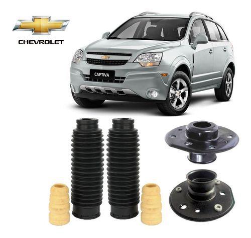 Imagem de 2 Kit Coxim Batente Coifa Do Amortecedor Dianteira Chevrolet Gm Captiva 2009 2010 2011 2012 2013 2014 2015/...