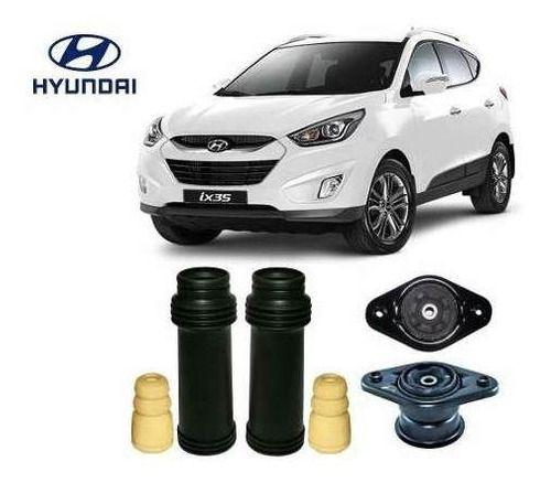 Imagem de 2 Kit Coxim Batente Coifa Traseiro Hyundai Ix35 2010 2011 2012 2013