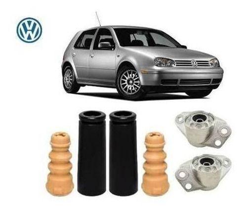 Imagem de 2 Kit Coxim Batente Coifa Traseiro Volkswagen Golf 1999 2000 2001 2002