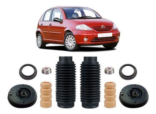 Imagem de 2 Kit Coxim Batente Dianteiro Citroen C3 2006 2007 2008 2009
