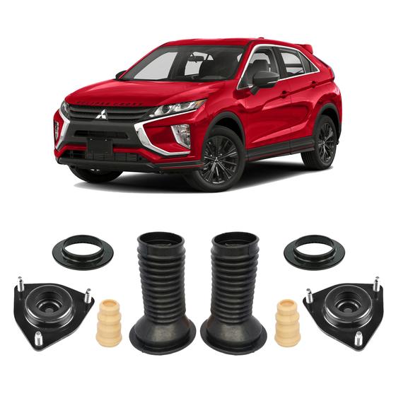 Imagem de 2 Kit Coxim Batente Dianteiro Eclipse Cross 2020 2021 2022