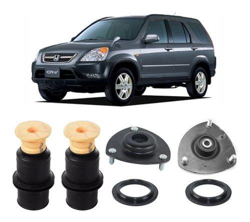 Imagem de 2 Kit Coxim Batente Dianteiro Honda Crv 2002 2003 2004 2005