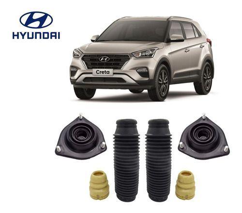 Imagem de 2 Kit Coxim Batente Dianteiro Hyundai Creta 2016 17 18 19