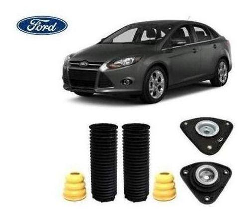 Imagem de 2 Kit Coxim Batente Dianteiro Novo Focus Sedan 2014 2015 2016 2017