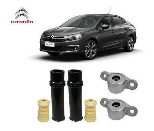 Imagem de 2 Kit Coxim Batente Suspensão Traseira C4 Lounge  2012 2013 2014 2015