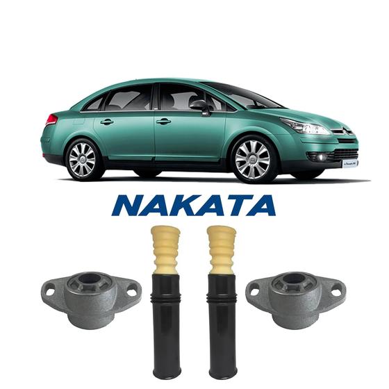 Imagem de 2 Kit Coxim Batente Traseiro Nakata C4 Pallas 2010 2011 2012