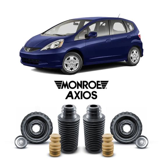 Imagem de 2 Kit Coxim Dianteiro Honda Fit 2003 2004 2005 2006 2007 08