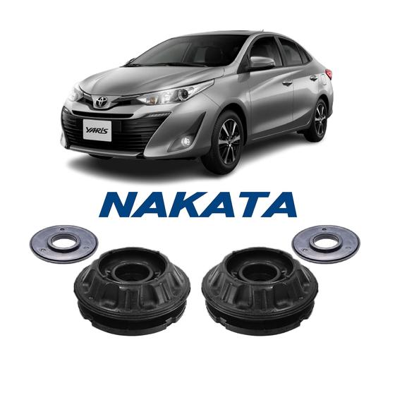 Imagem de 2 Kit Coxim Dianteiro Nakata Yaris Sedan 2019 2020 2021 2022