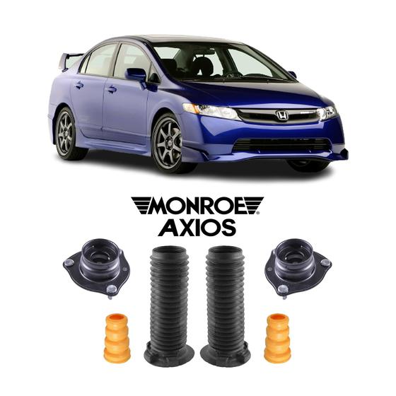 Imagem de 2 Kit Coxim Do Amortecedor Dianteiro Honda Civic 2006 A 2011