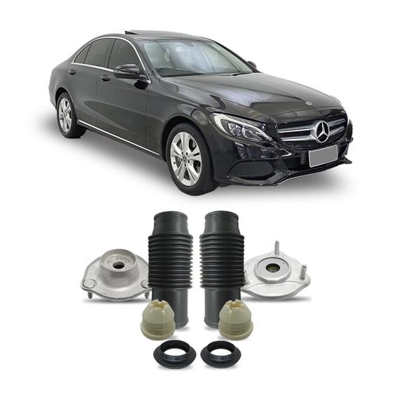 Imagem de 2 Kit Coxim Guarda Pó Dianteiro Mercedes C250 2016 A 2019