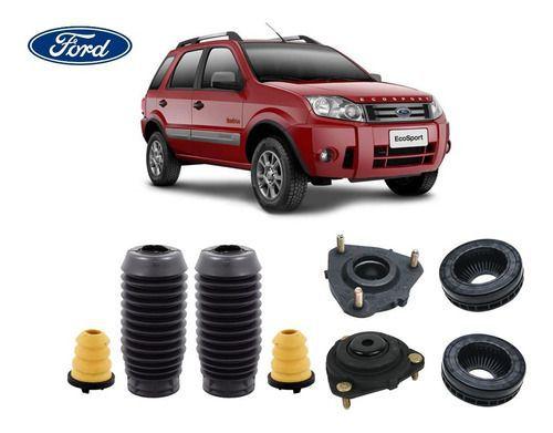 Imagem de 2 Kit Coxim Rolamento Batente Coifa Amortecedor Dianteiro Ford Ecosport 2009 2010 2011 2012