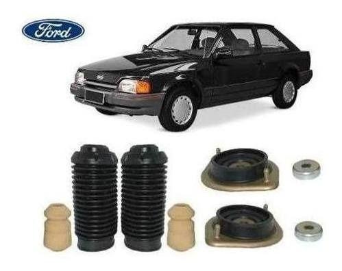 Imagem de 2 Kit Coxim Rolamento Batente Coifa Dianteiro Ford Escort 1993 1994 1995