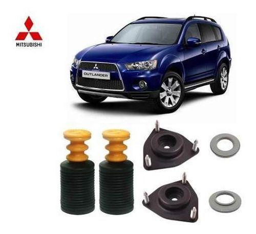 Imagem de 2 Kit Coxim Rolamento Batente Coifa Dianteiro Outlander 2007 2008 2009 2010