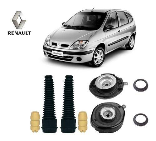 Imagem de 2 Kit Coxim Rolamento Batente Coifa Dianteiro Renault Scenic 2010 2011 2012