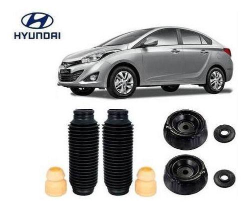 Imagem de 2 Kit Coxim Rolamento Batente Coifa Hyundai Hb20s 2016 2017 2018 2019