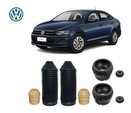 Imagem de 2 Kit Coxim Rolamento Batente Coifa Volkswagen Virtus 2018 2019 2020