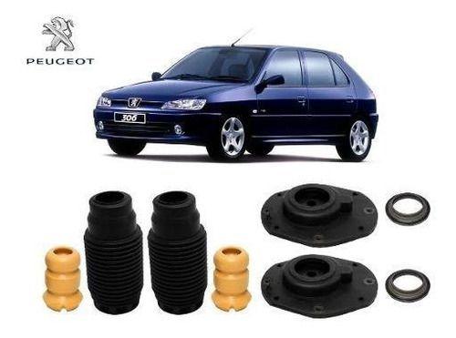 Imagem de 2 Kit Coxim Rolamento Batente Dianteiro Peugeot 306 1994 1995 1996 1997