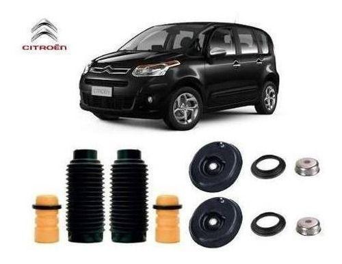 Imagem de 2 Kit Coxim Rolamento Prato Dianteiro Citroen C3 Picasso 2012 2013 2014 2015