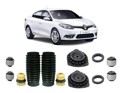 Imagem de 2 Kit Da Suspensão + Buchas Dianteira Fluence 2012 2013 2014