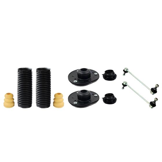 Imagem de 2 Kit Da Suspensão Dianteira + Bieleta Evoque 2012 2013 2014