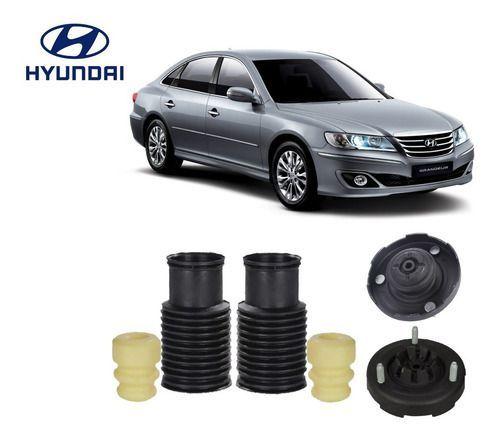 Imagem de 2 Kit Dianteiro Do Amortecedor Coxim Batente Coifa Hyundai Azera 2007 08 09 10 11 12