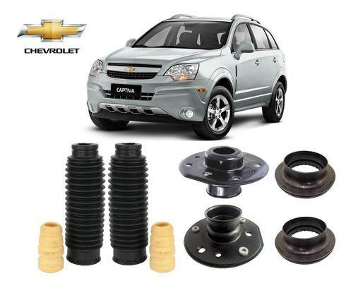 Imagem de 2 Kit Do Amortecedor Coxim Batente Coifa Rolamento Dianteira Gm Chevrolet Captiva 2009 2010 2011 2012 2013 2014 2015/...