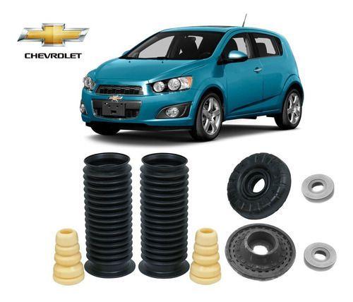 Imagem de 2 Kit Do Amortecedor Dianteiro Coxim Batente Rolamento Coifa Chevrolet Sonic 2013 2014 2015 2016 2017/... Envio Imediato