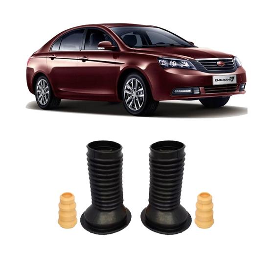 Imagem de 2 Kit Parcial Coifa + Batente Dianteiro Geely Ec7 1.8 2014