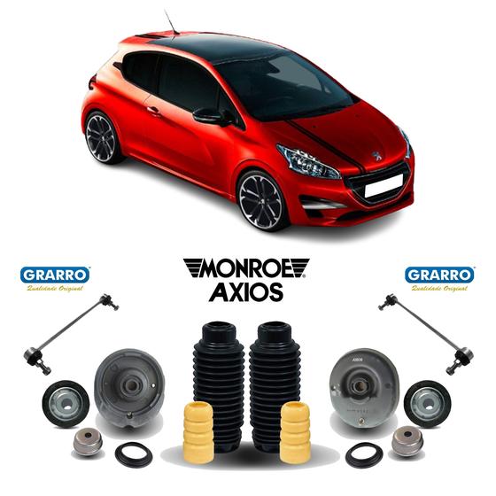 Imagem de 2 Kit Suspensão Dianteira Tirante Peugeot 208 2017 2018 2019