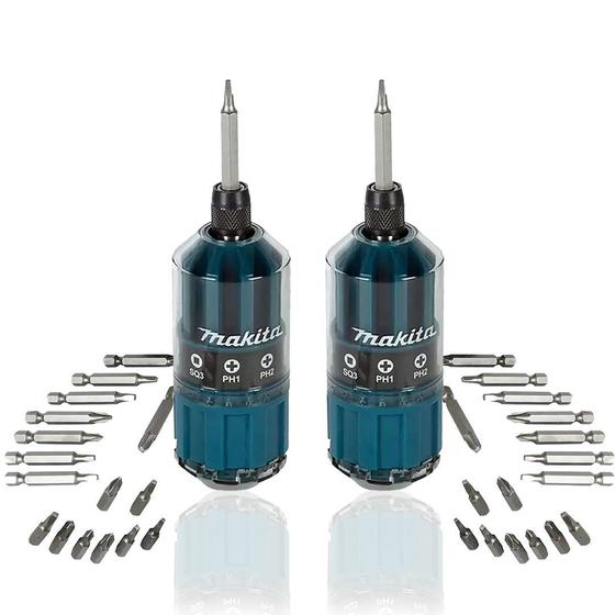 Imagem de 2 Kits De Bits Com 18 Peças Makita B-28896 Parafusadeiras