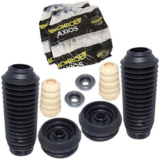 2 Kits Dianteiros Coxim Coifa Batente Ford Ka Fiesta Courier Menor preço em 2 Kits Dianteiros Coxim Coifa Batente Ford Ka Fiesta Courier