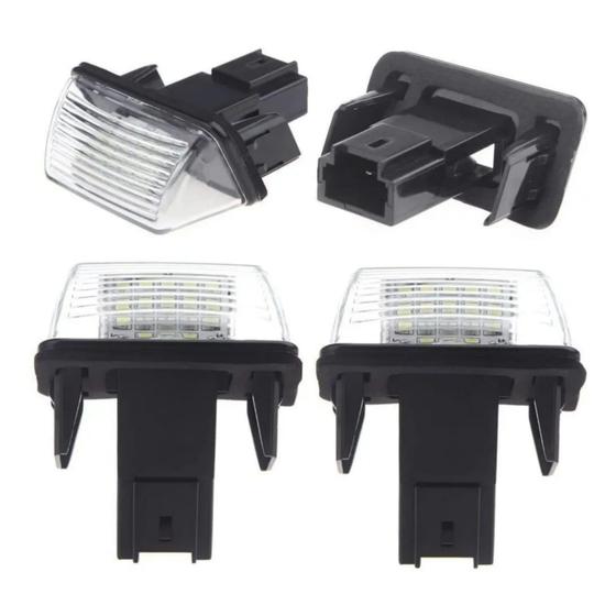 Imagem de 2 Lanterna Luz De Placa Led Peugeot 207 307 206 C3 