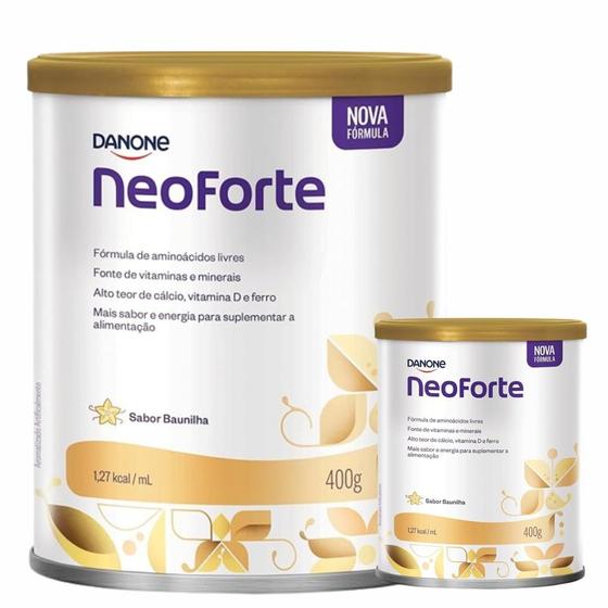 Imagem de 2 Latas- Suplemento Alimentar Neoforte Danone Nutricia 400g