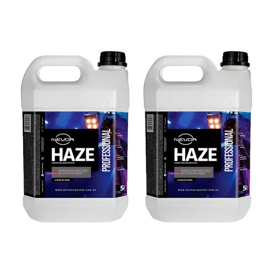 Imagem de 2 Liquido Haze A Base De Água 5 Litros Nevoa P/ Máquina Haze