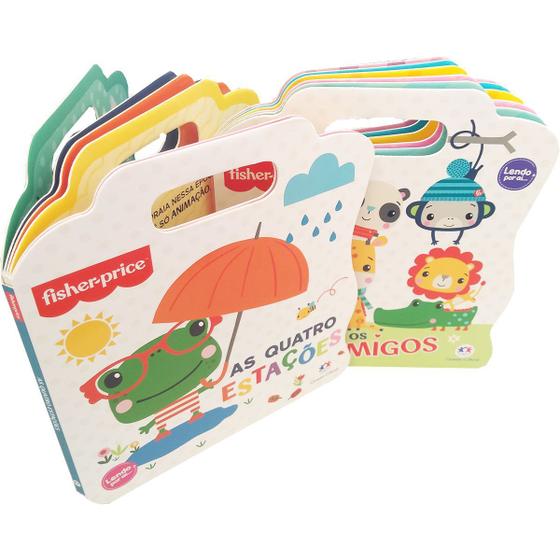 2 Livros Para Bebês 0/3 Anos Fisher-Price Amigos e Estações Menor preço em 2 Livros Para Bebês 0/3 Anos Fisher-Price Amigos e Estações