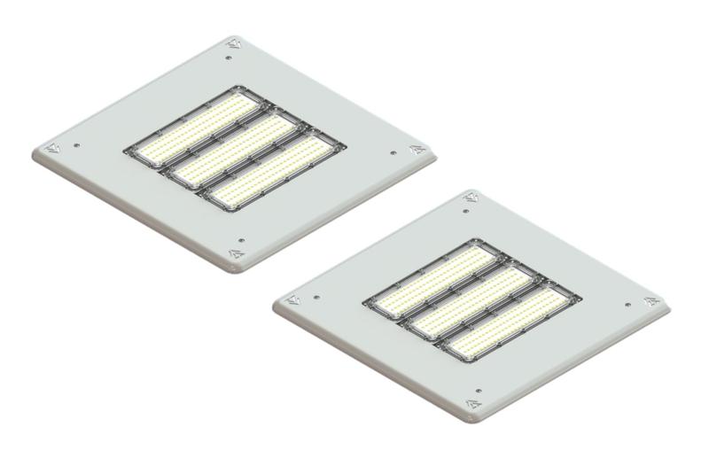 2 Luminária Posto De Combustível 200w Led Osram 18000lm Ip66 Combate - RJ ILUMINAÇÃO Imagem de 2 Luminária Posto De Combustível 200w Led Osram 18000lm Ip66 Combate