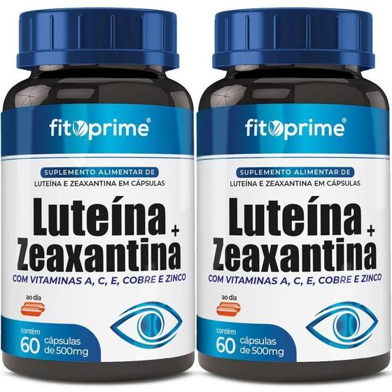 Imagem de 2 Luteína 20Mg + Zeaxantina 3Mg Vitaminas A C E Zinco 60Cps