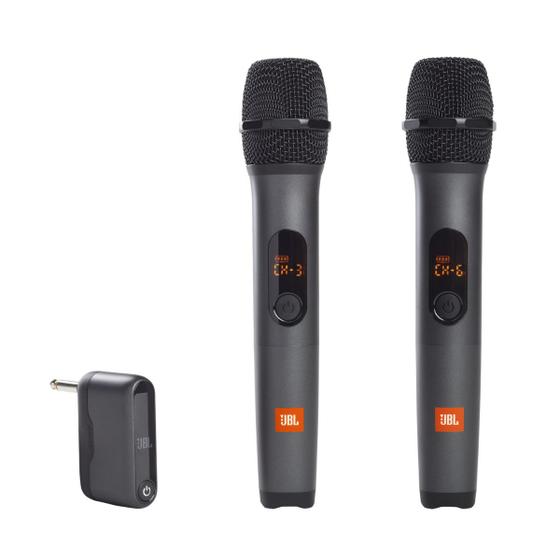 Imagem de 2 Microfones P10 Sem fio JBL MICBR2 Vocal Party Box Karaoke