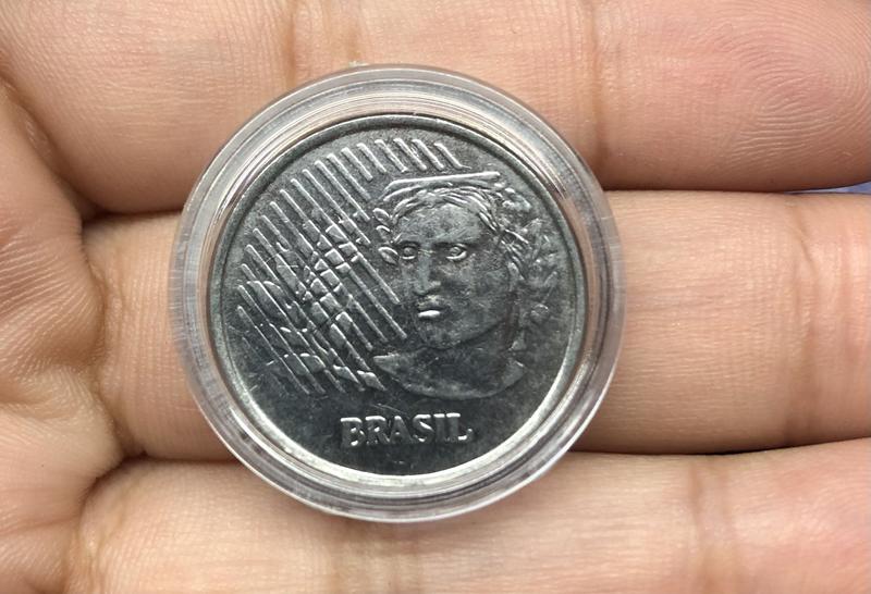 Imagem de 2 Moedas 1 Real 1994 Novas na Cápsula